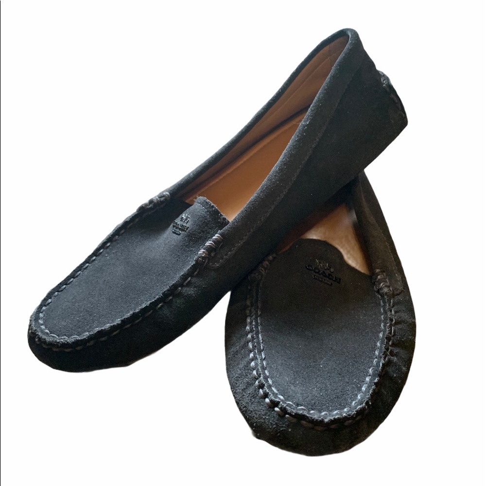 Coach Amber Suede Moccasin Driving Moccasin Sz 8B